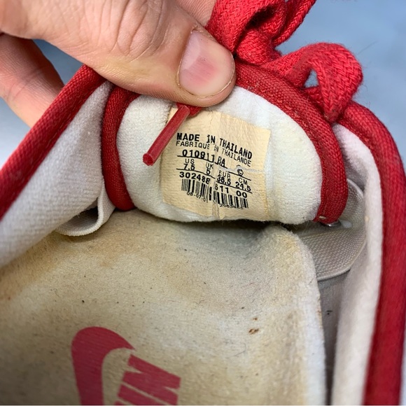 Women’s Nike Hermosa Mules Red Lace Up Slip On US 7.5 EUC Y2K 90's - Picture 9 of 10